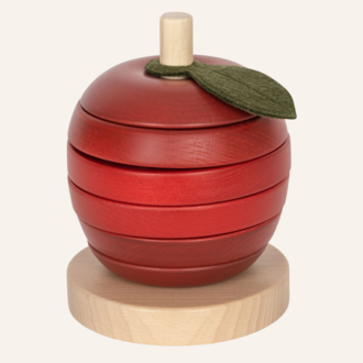 Konges Sløjd Stacking apple - Dark red