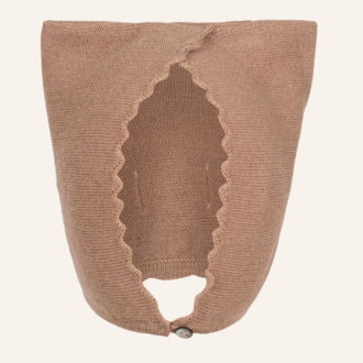 Konges Sløjd Cat knit helmet - Cafe au lait