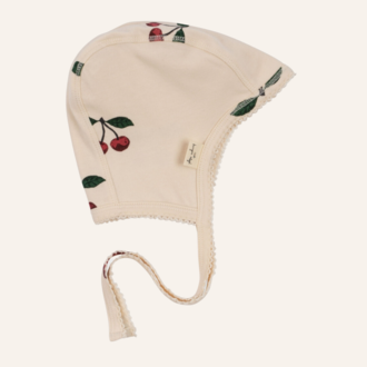 Konges Sløjd Basic baby helmet gots - Ma grande cerise 0 - 3 mnd