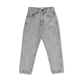 Petit Blush Baggy fit jeans - Washed light grey Petit Blush Baggy fit jeans - Washed light grey