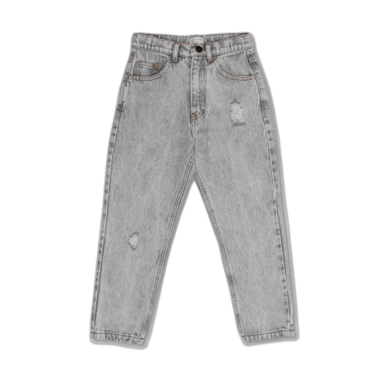 Petit Blush Baggy fit jeans - Washed light grey