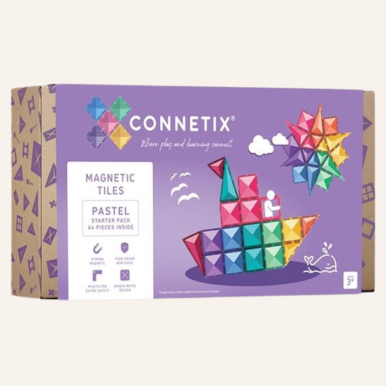 Connetix Pastel starter pack - 64 pc