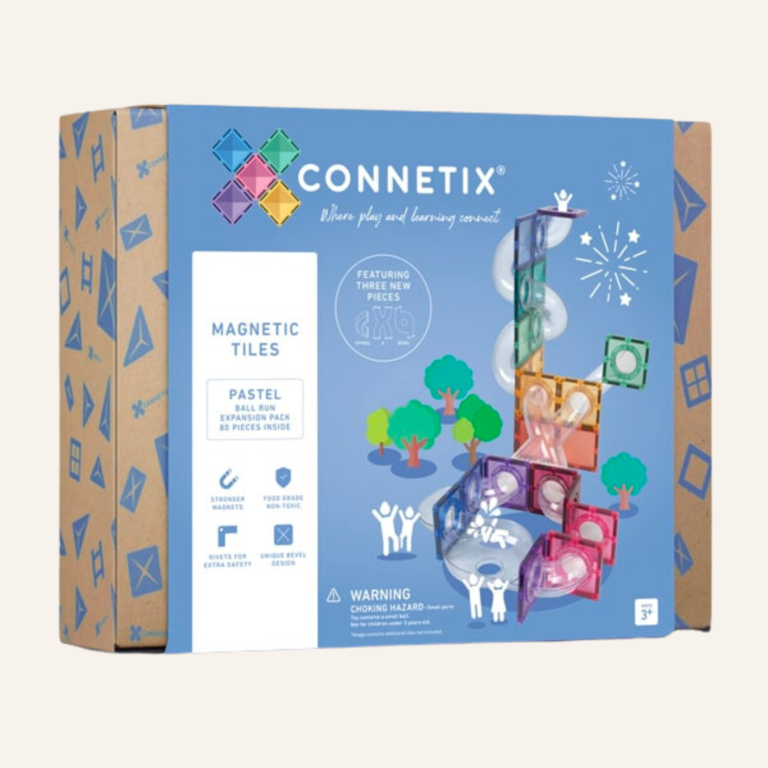 Connetix Pastel ball run expansion pack - 80 pc