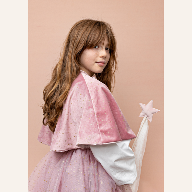 Mimi & Lula Stars and moon velvet wand - Pink