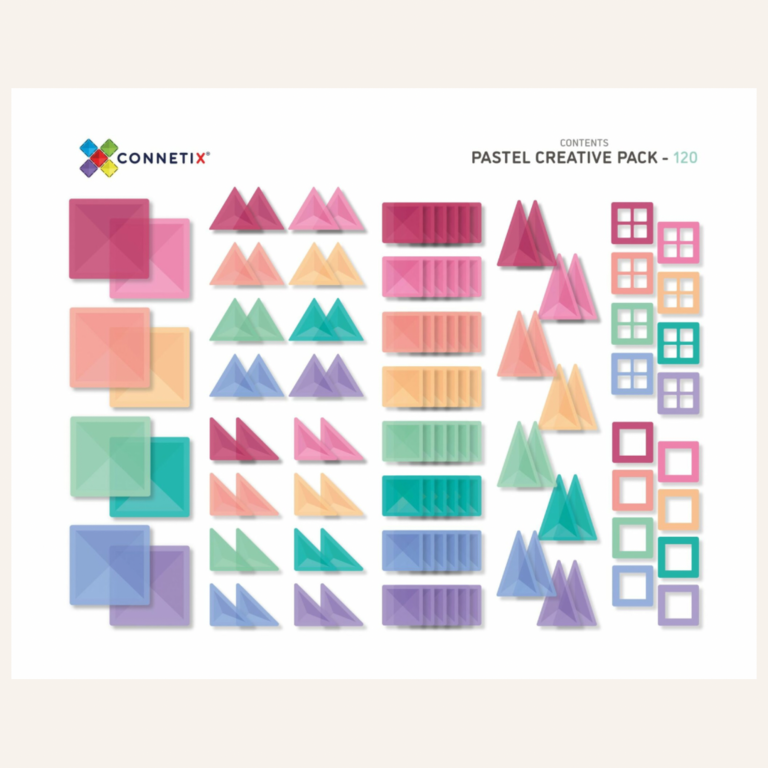 Connetix Connetix Pastel Creative Pack - 120 stuks