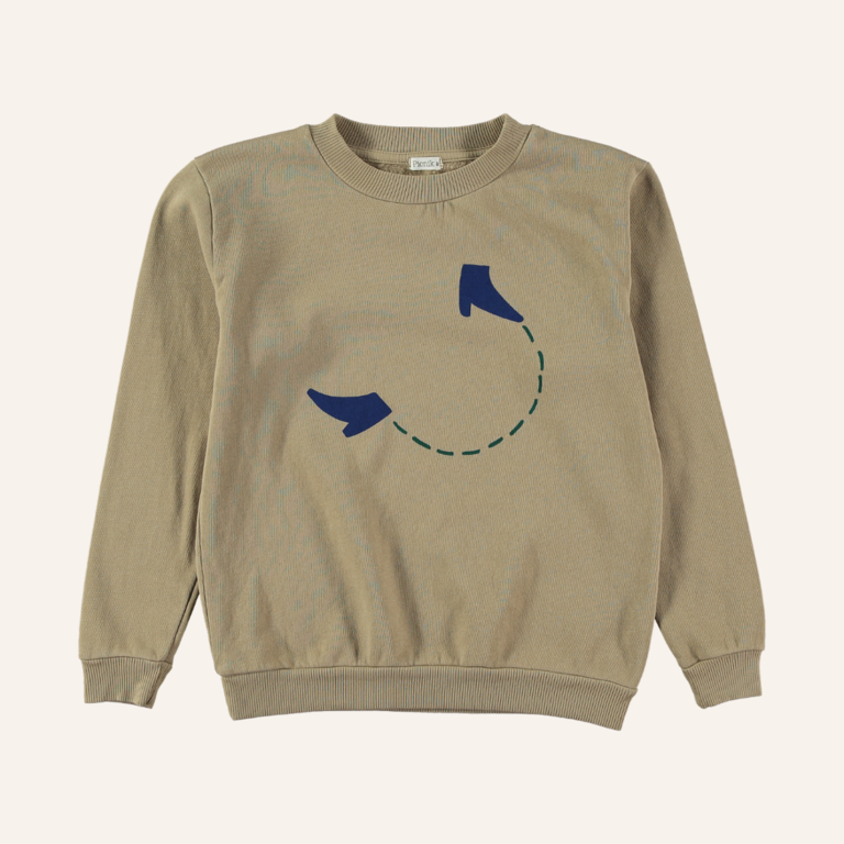 Sweater Jaques - Sand with blue boots