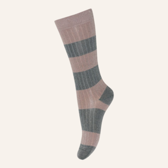 MP Denmark Clara glitter knee socks - Rose grey MP Denmark Clara glitter knee socks - Rose grey