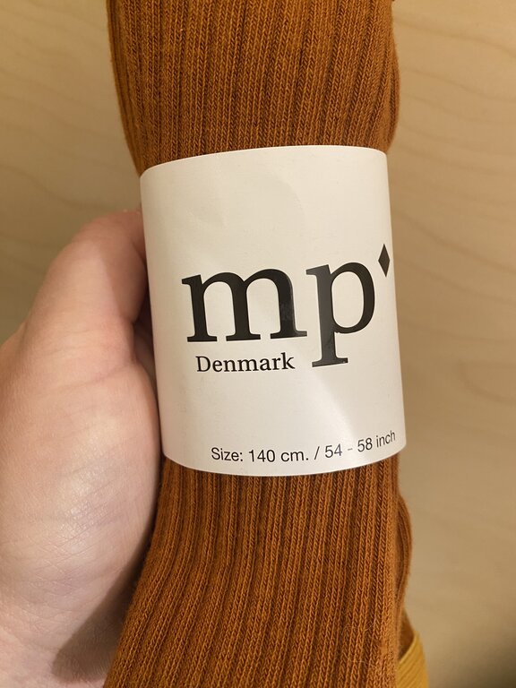MP Denmark Cotton rib tights - Rust