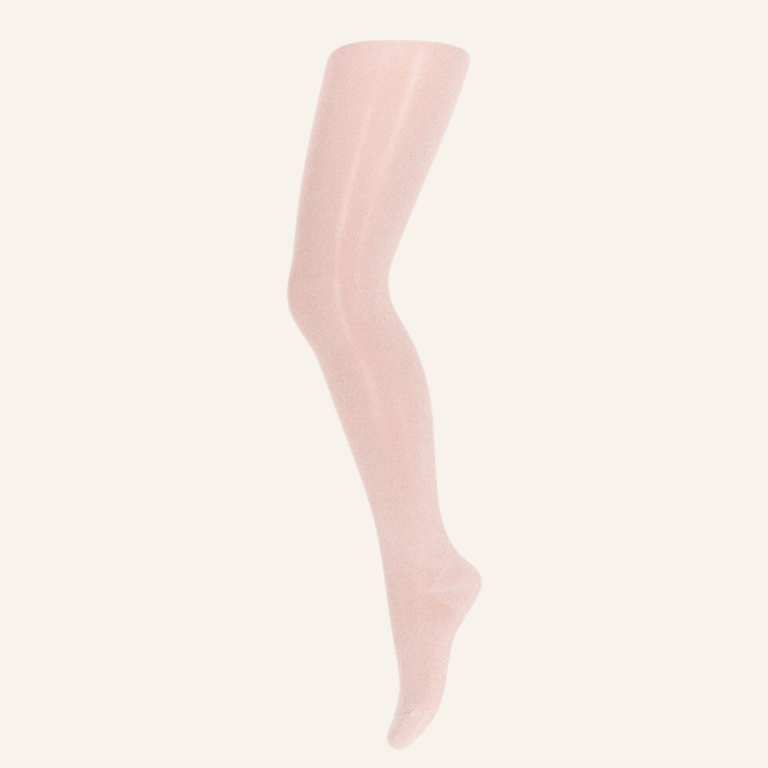 MP Denmark Glitter tights - Rose dust glitter