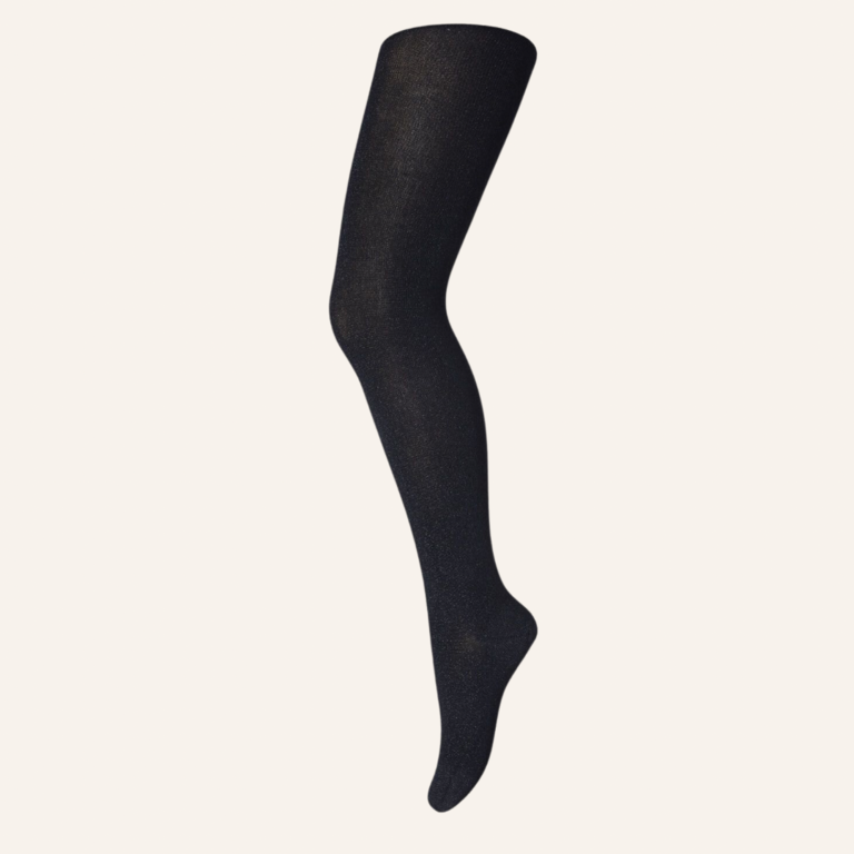 MP Denmark Glitter tights - Black glitter