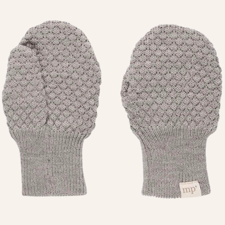 MP Denmark Oslo Mittens - Light Brown Melange