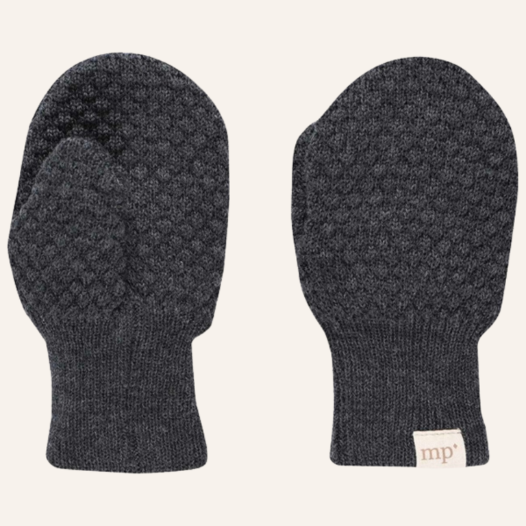 MP Denmark Oslo Mittens - Dark Grey Melange