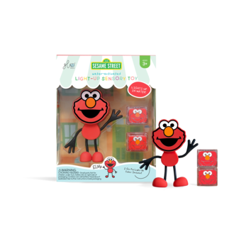 Glo Pals Glo Pals Light Up Sensory Toy Badspeeltje - Sesamstraat Elmo