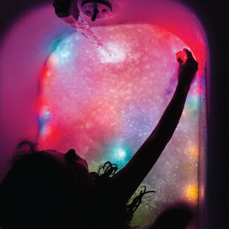 Glo Pals Glo Pals Light Up Cubes Badspeeltje - Julia Sesamstraat