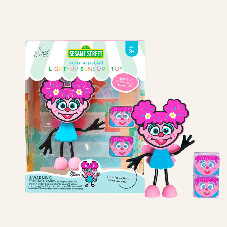 Glo Pals Glo Pals Light Up Sensory Toy Badspeeltje - Sesamstraat Abby