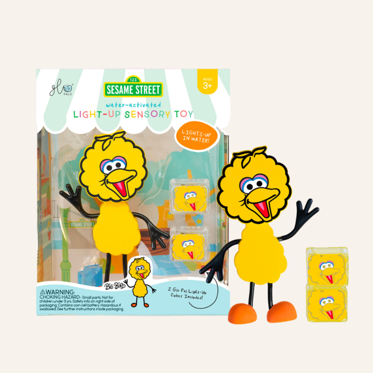 Glo Pals Glo Pals Light Up Sensory Toy Badspeeltje - Sesamstraat Pino