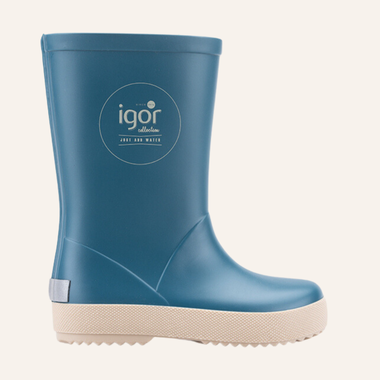 Igor Splash regenlaars - Petroleo/Beige