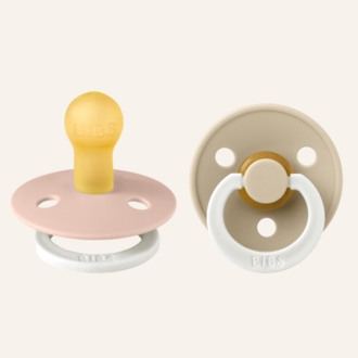 Bibs Colour 2-pack maat 3 Blush/Vanilla NIGHT fopspeen