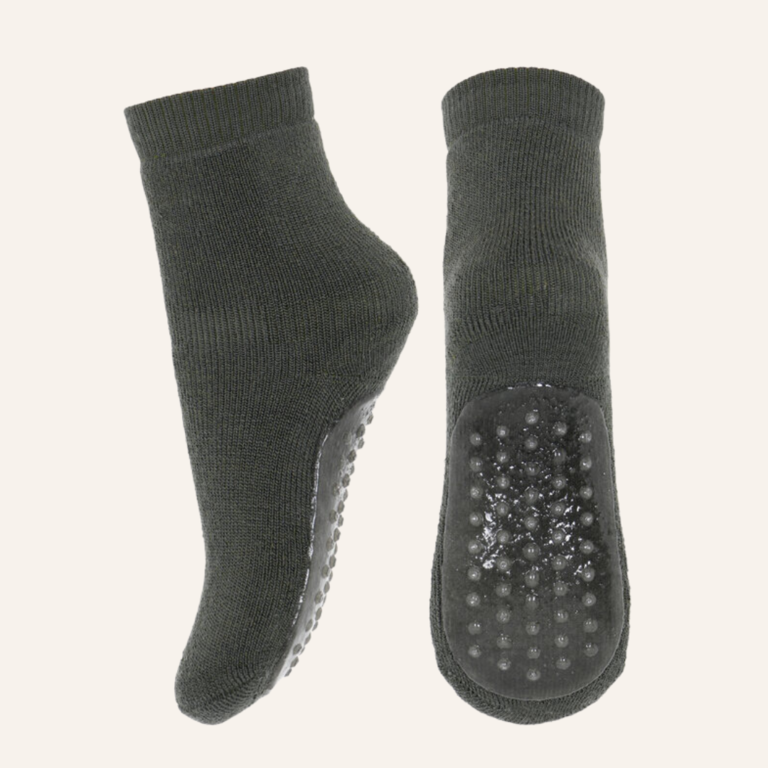 MP Denmark Wool socks anti-slip - Ivy Green
