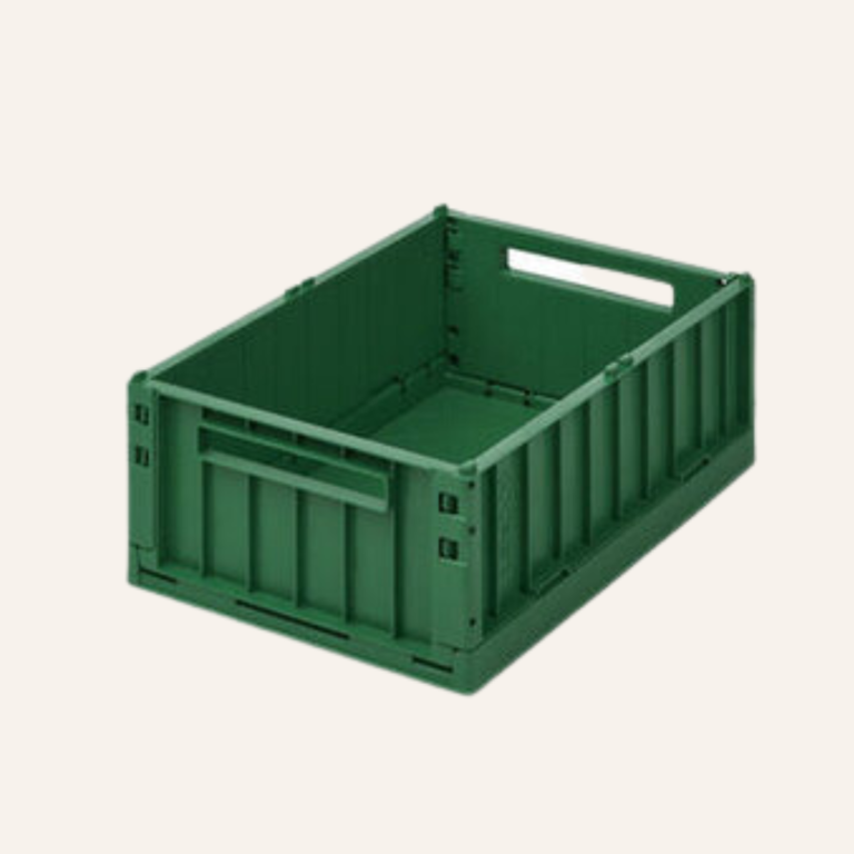 Liewood Weston Storage Box M single - Garden Green