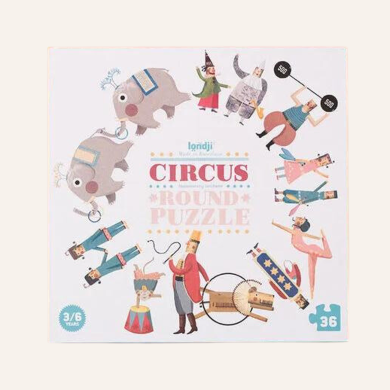 Londji Circus round puzzel