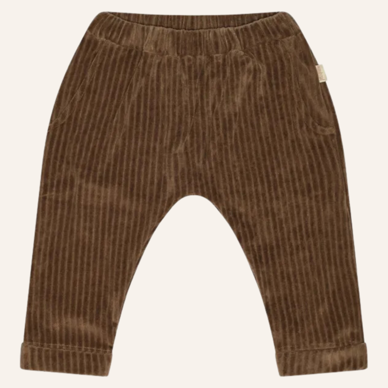 Petit Piao Sweat pants corduroy - Walnut brown
