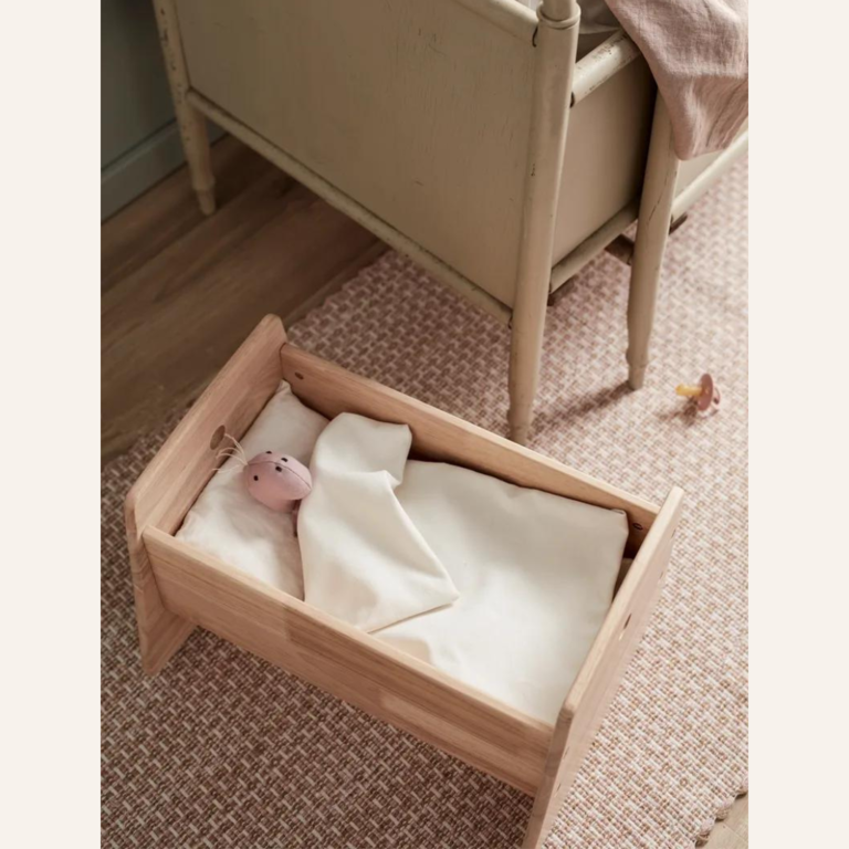 Kids Concept Doll crib nature