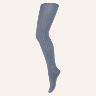 MP Denmark Cotton rib tights - Stone blue MP Denmark Cotton rib tights - Stone blue