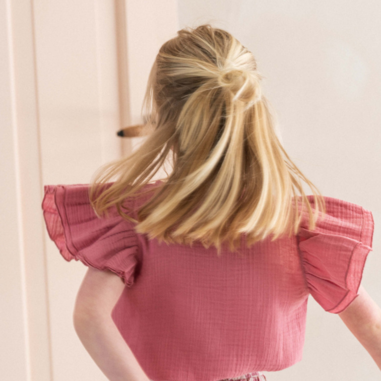 House of Jamie House of Jamie Butterfly top - Blush