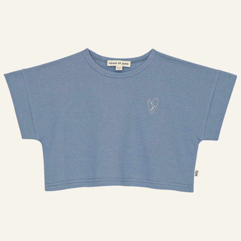 House of Jamie House of Jamie Relaxed Tee - Stone blue