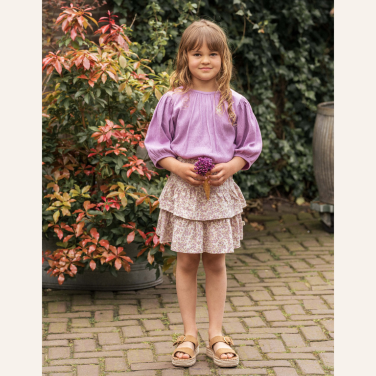 House of Jamie House of Jamie Ruffled skirt - Lavender Blossom