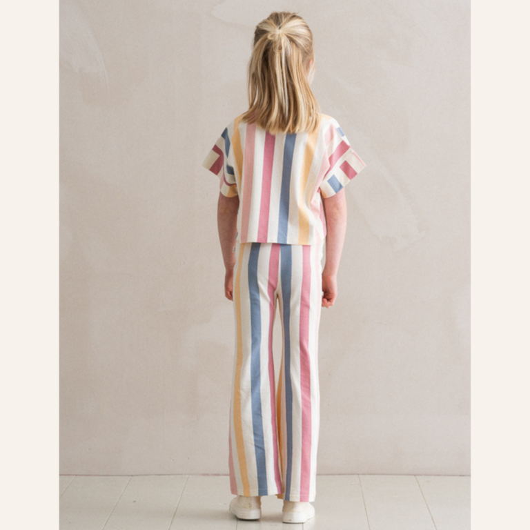 House of Jamie House of Jamie Flared pants - Rainbow stripes