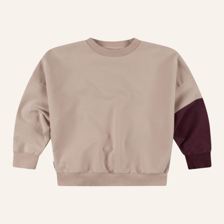 Mingo Mingo duo oversized sweater - Rose dust/Crushed violets