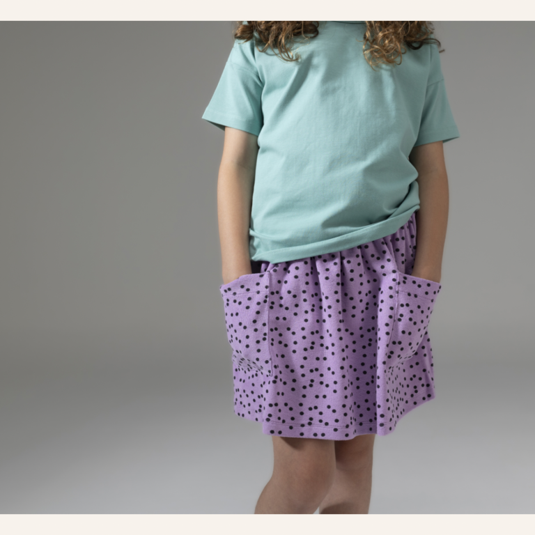 Mingo Mingo skirt -  Violet dot