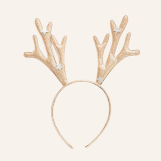 Billy loves Audrey Merry antlers Aliceband - Goud Billy loves Audrey Merry antlers Aliceband - Goud