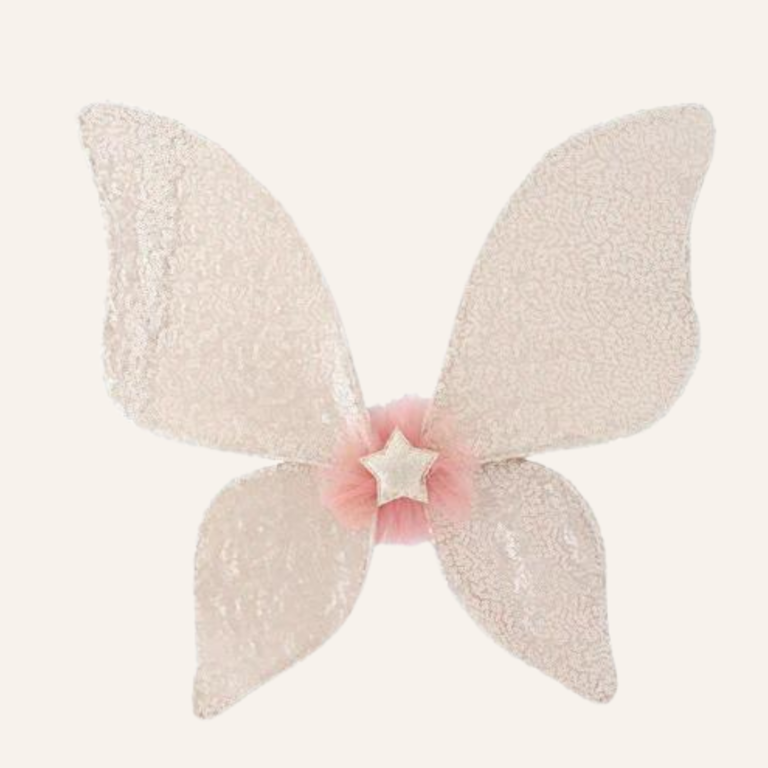 Billy loves Audrey Sequin wings Aurelia -  Vintage rose