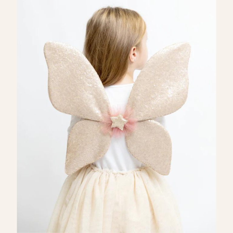 Billy loves Audrey Sequin wings Aurelia -  Vintage rose