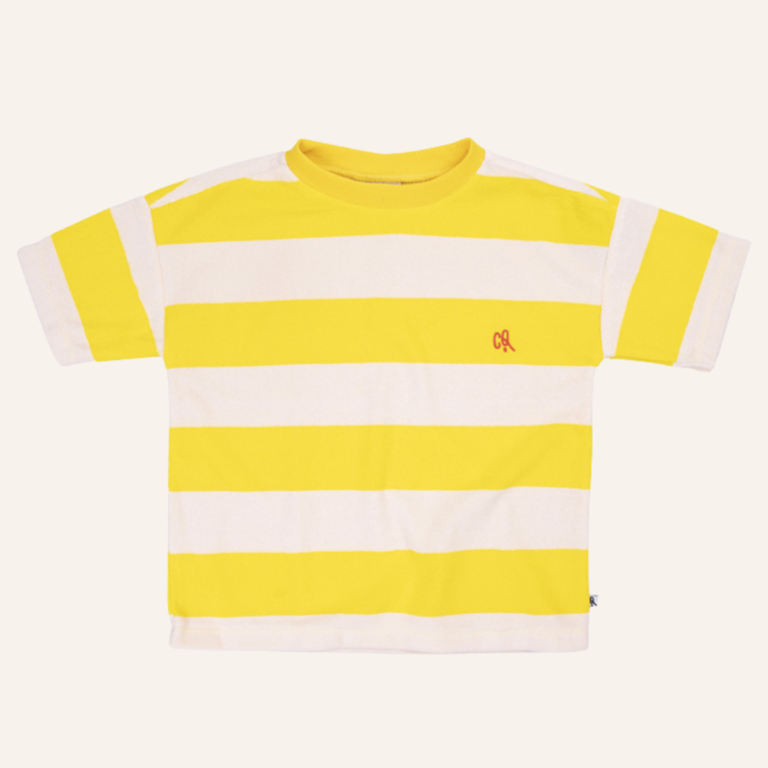 CarlijnQ CarlijnQ T-shirt - Yellow stripes