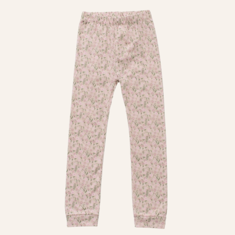 Navy Natural Navy Natural legging - Fields of flowers mauve
