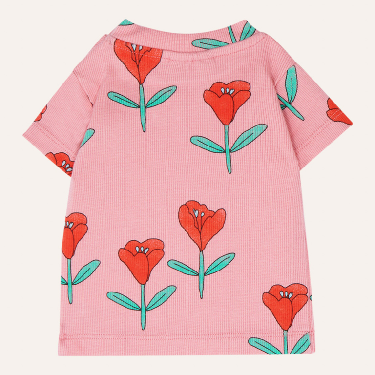 The Campamento Tulips allover baby rib t-shirt