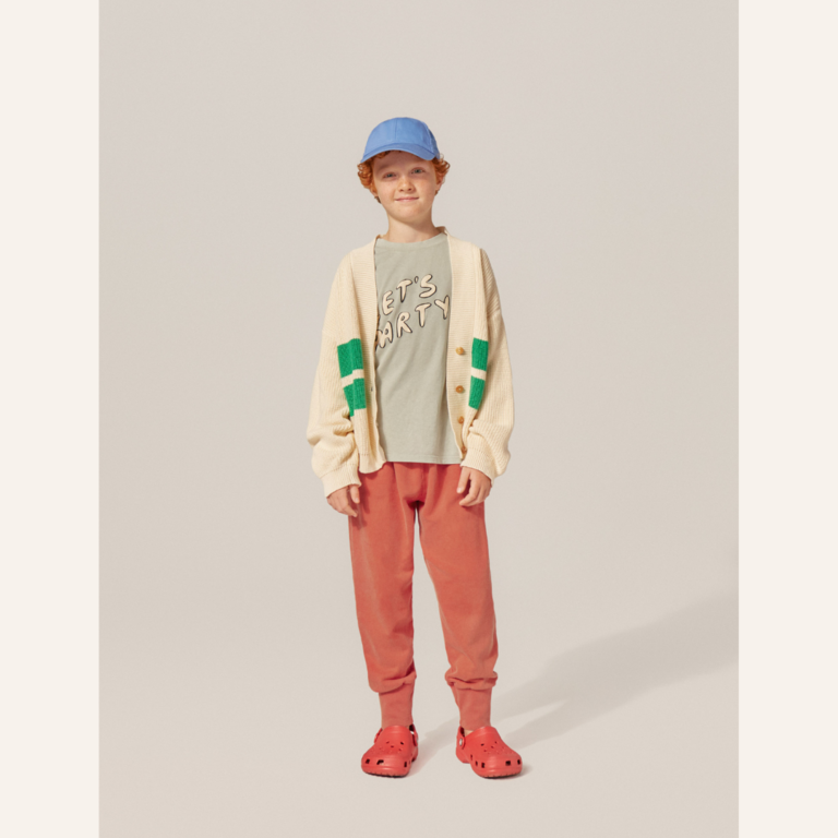 The Campamento Red washed kids jogging trousers