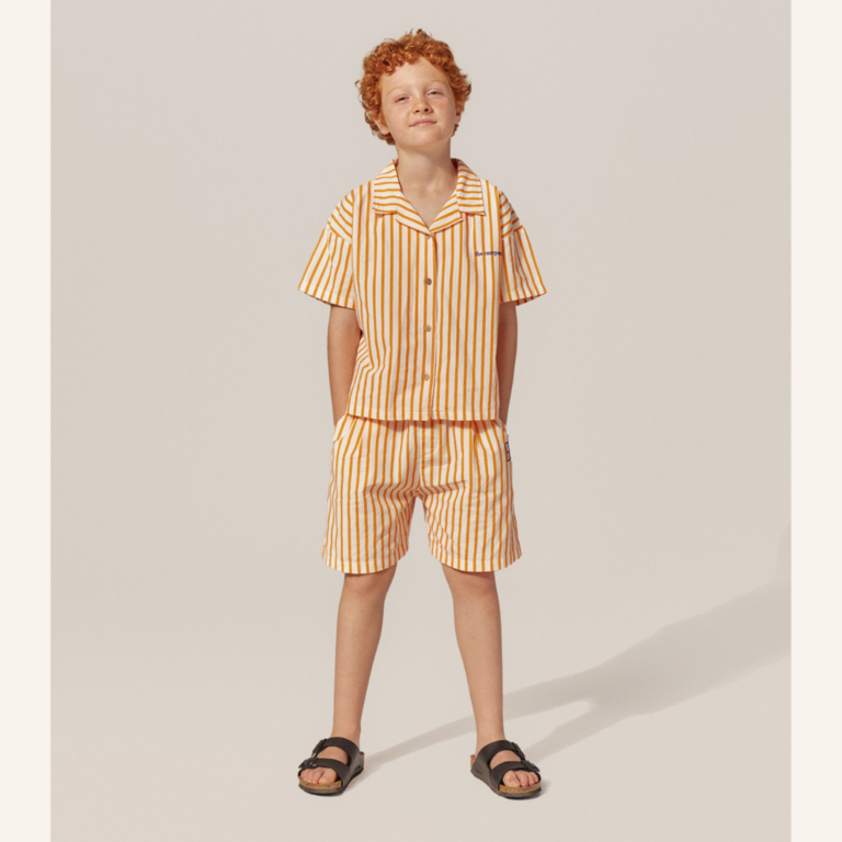 The Campamento Orange stripes kids shirt