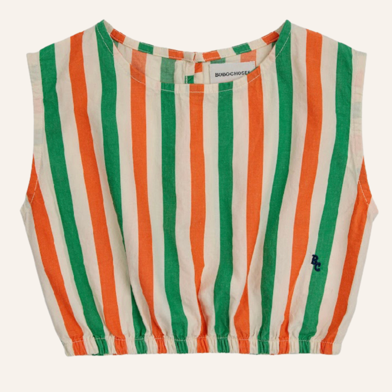 Bobo Choses Bobo choses Vertical stripes woven top