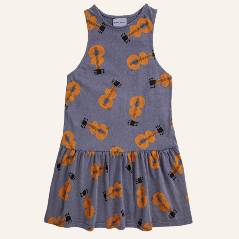 Bobo Choses Bobo Choses Acoustic guitar all over dress