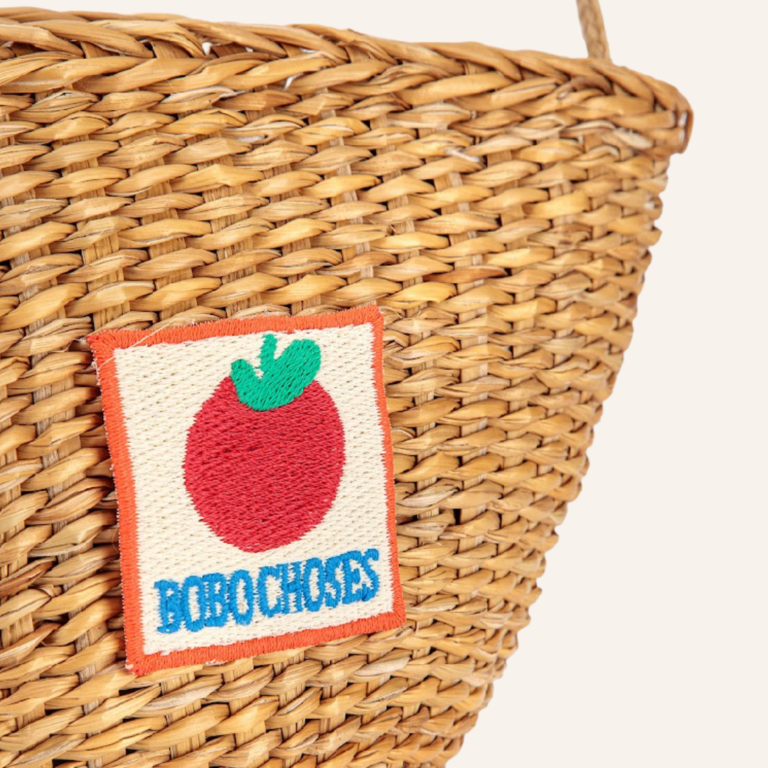 Bobo Choses Bobo choses BC Tomato patch raffia hand bag