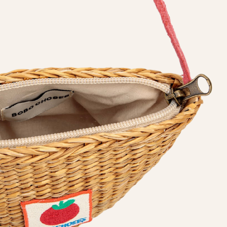 Bobo Choses Bobo choses BC Tomato patch raffia hand bag