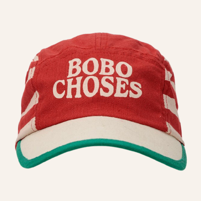 Bobo Choses Bobo choses Red stripes cap