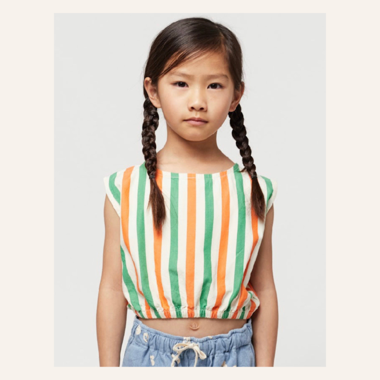 Bobo Choses Bobo choses Vertical stripes woven top