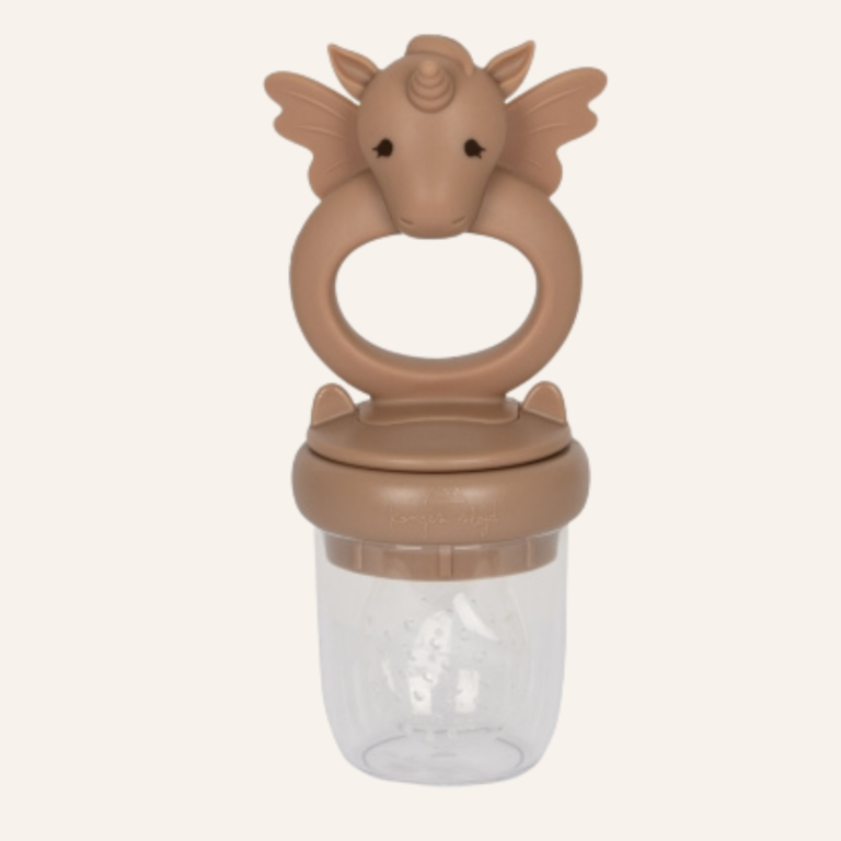 Konges Sløjd Silicone fruit feeding pacifier - Unicorn shell