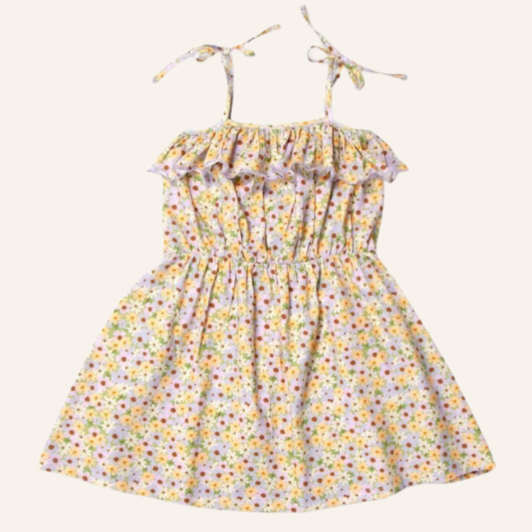 Petit Blush Petit Blush summer ruffle dress - Flowers